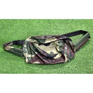 Vintage Camo Fanny Pack USA Made Hunting Waist Ammo Bag Woodland NWOT